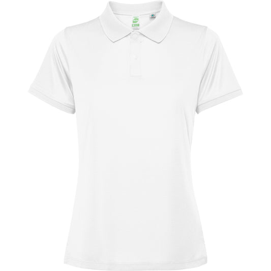 Roly Tormo Woman women's polo shirt in white, ready for logo printing or embroidery