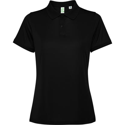 Roly Tormo Woman women's polo shirt in black, ready for logo printing or embroidery