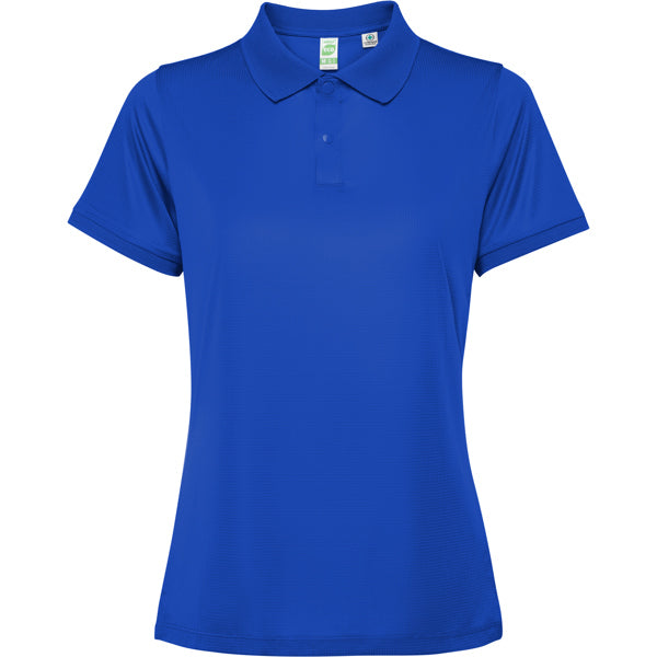 Roly Tormo Woman women's polo shirt in royal blue, ready for logo printing or embroidery
