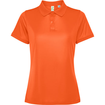 Roly Tormo Woman women's polo shirt in fire orange, ready for logo printing or embroidery