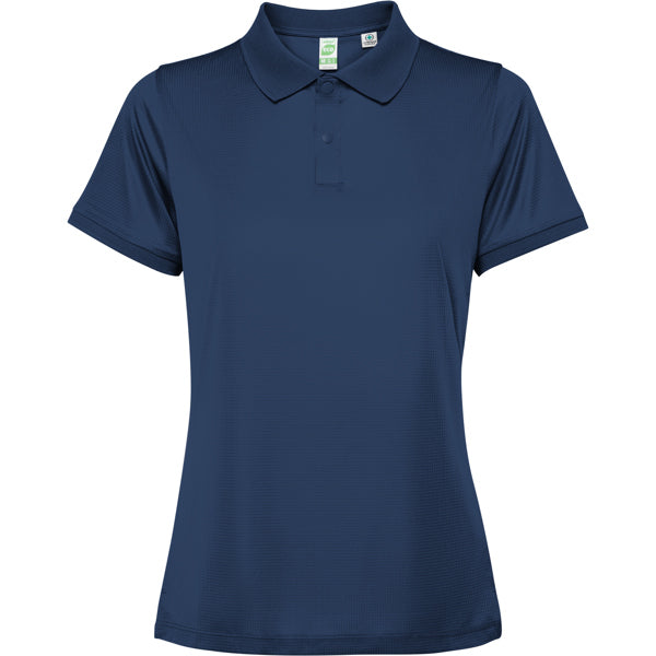 Roly Tormo Woman women's polo shirt in navy blue, ready for logo printing or embroidery