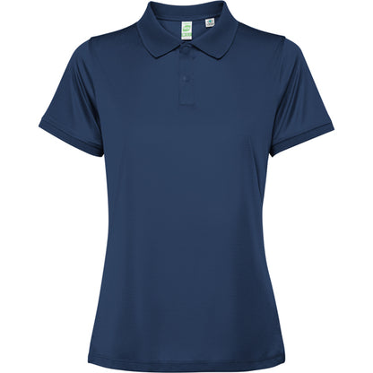 Roly Tormo Woman women's polo shirt in navy blue, ready for logo printing or embroidery