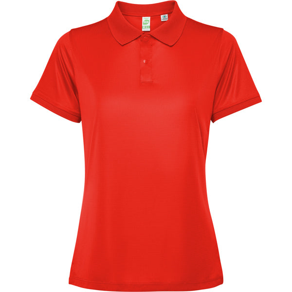 Roly Tormo Woman women's polo shirt in red, ready for logo printing or embroidery