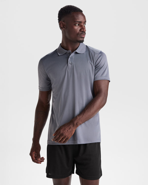 Roly Monzha men's polo shirt in white, alternative view, ready for logo printing or embroidery
