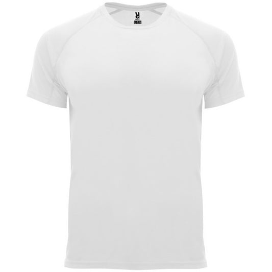 Roly Bahrain men's T-shirt in white, ready for logo printing or embroidery