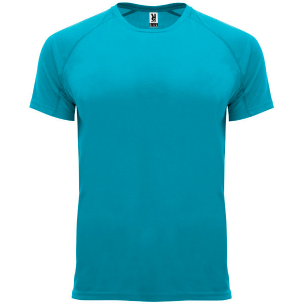 Roly Bahrain men's T-shirt in turquoise, ready for logo printing or embroidery
