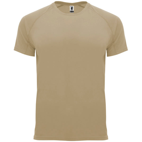Roly Bahrain men's T-shirt in dark sand, ready for logo printing or embroidery