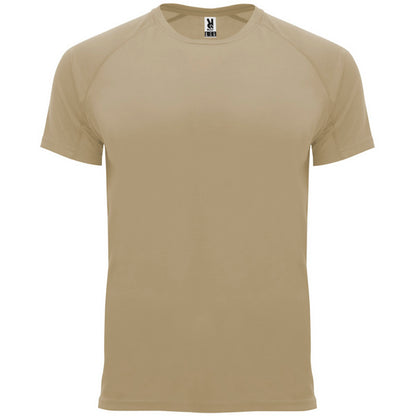 Roly Bahrain men's T-shirt in dark sand, ready for logo printing or embroidery
