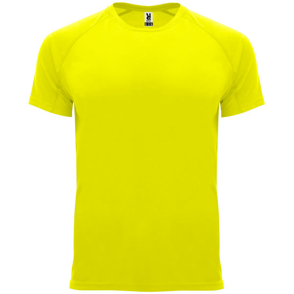 Roly Bahrain men's T-shirt in fluor yellow, ready for logo printing or embroidery