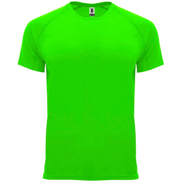 Roly Bahrain men's T-shirt in fluor green, ready for logo printing or embroidery