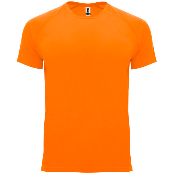 Roly Bahrain men's T-shirt in fluor orange, ready for logo printing or embroidery