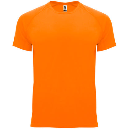 Roly Bahrain men's T-shirt in fluor orange, ready for logo printing or embroidery