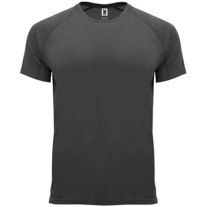 Roly Bahrain men's T-shirt in dark lead, ready for logo printing or embroidery