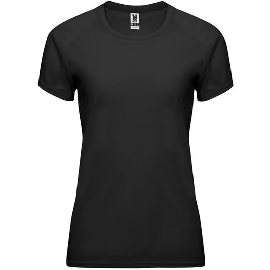 Roly Bahrain Woman women's T-shirt in black, ready for logo printing or embroidery