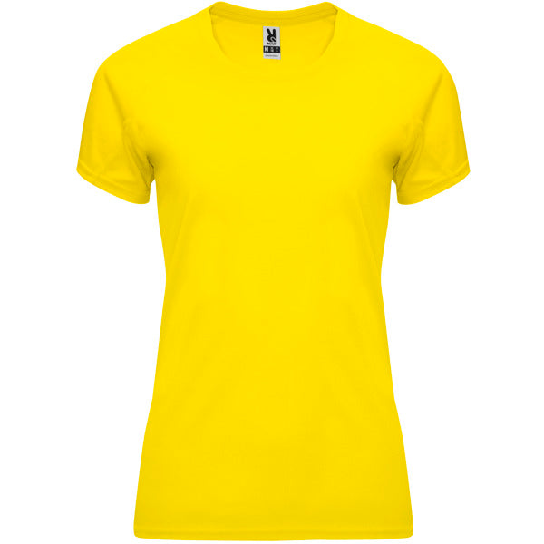 Roly Bahrain Woman women's T-shirt in yellow, ready for logo printing or embroidery