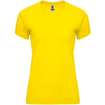 Roly Bahrain Woman women's T-shirt in yellow, ready for logo printing or embroidery