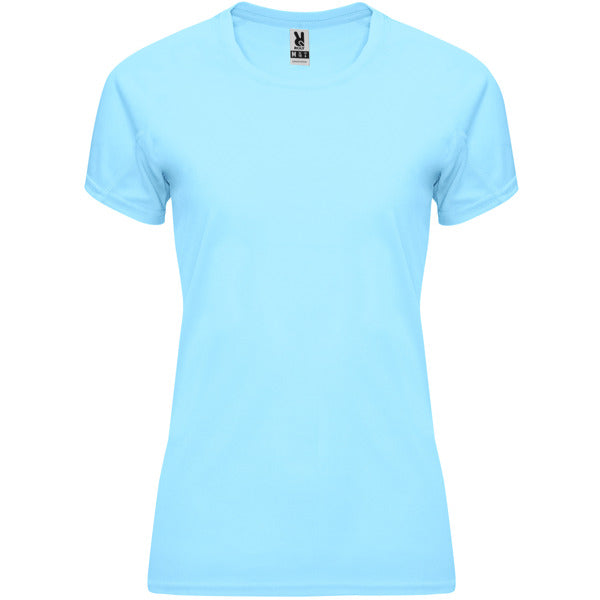 Roly Bahrain Woman women's T-shirt in sky blue, ready for logo printing or embroidery