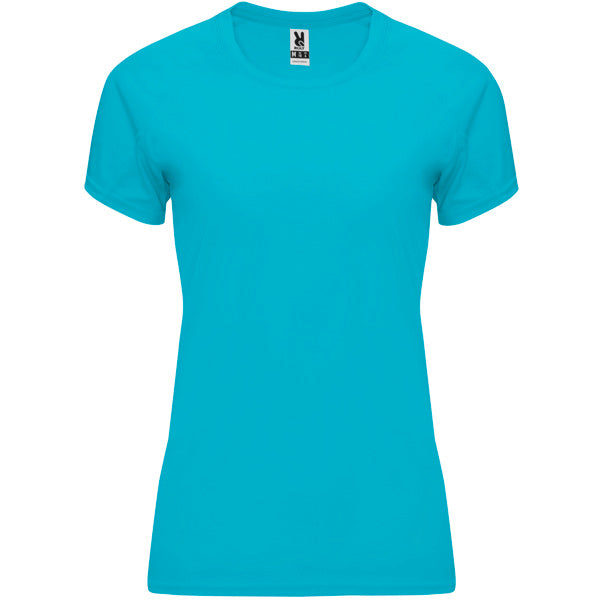 Roly Bahrain Woman women's T-shirt in turquoise, ready for logo printing or embroidery