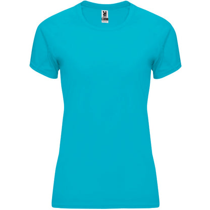 Roly Bahrain Woman women's T-shirt in turquoise, ready for logo printing or embroidery