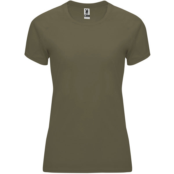 Roly Bahrain Woman women's T-shirt in army green, ready for logo printing or embroidery