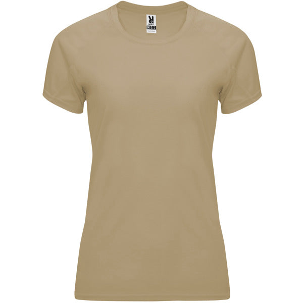 Roly Bahrain Woman women's T-shirt in dark sand, ready for logo printing or embroidery