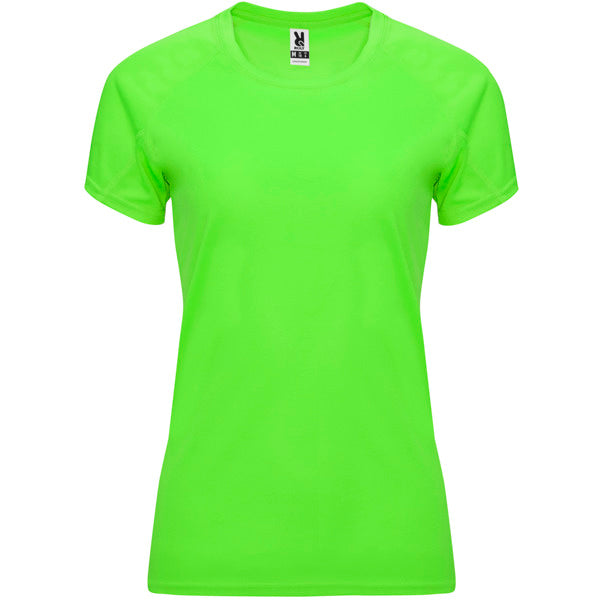 Roly Bahrain Woman women's T-shirt in fluor green, ready for logo printing or embroidery