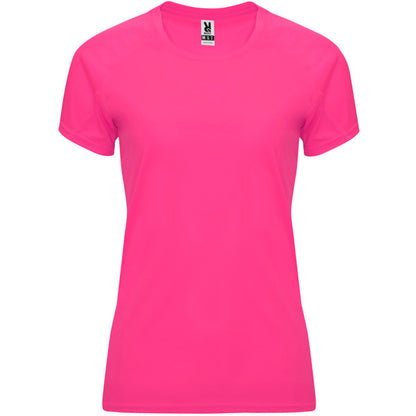 Roly Bahrain Woman women's T-shirt in fluor pink, ready for logo printing or embroidery