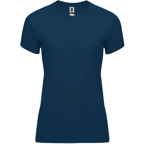 Roly Bahrain Woman women's T-shirt in navy blue, ready for logo printing or embroidery