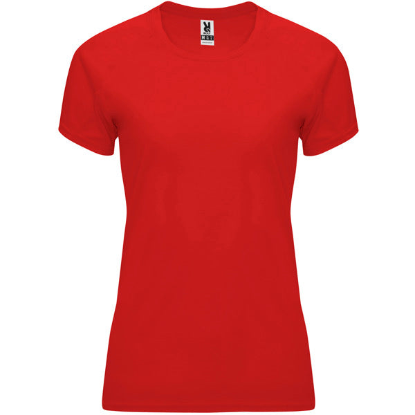 Roly Bahrain Woman women's T-shirt in red, ready for logo printing or embroidery