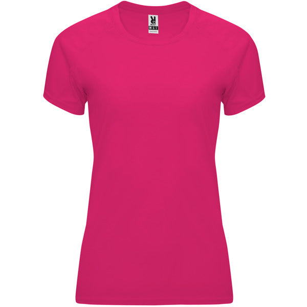 Roly Bahrain Woman women's T-shirt in rosette, ready for logo printing or embroidery
