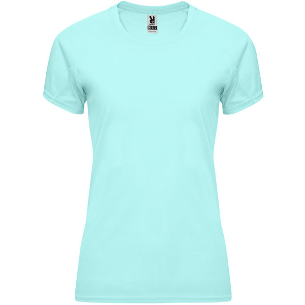 Roly Bahrain Woman women's T-shirt in green mint, ready for logo printing or embroidery