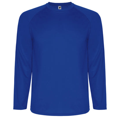 Roly Montecarlo L/s men's T-shirt in royal blue, ready for logo printing or embroidery