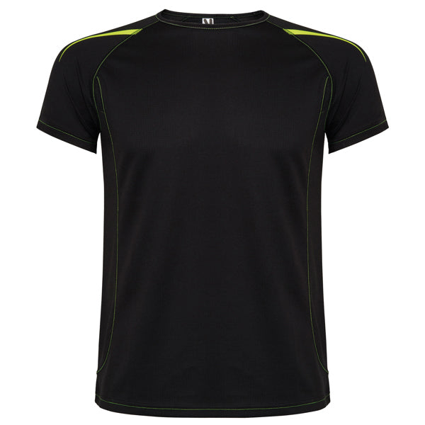 Roly Sepang men's T-shirt in black, ready for logo printing or embroidery