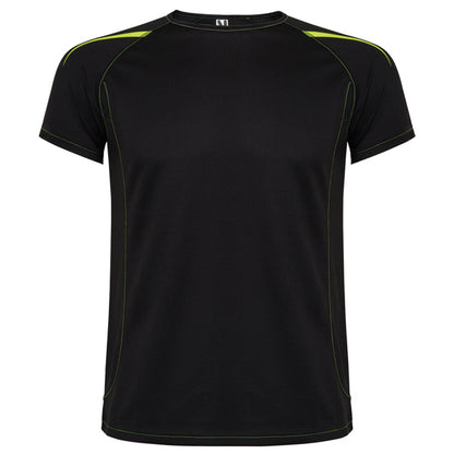 Roly Sepang men's T-shirt in black, ready for logo printing or embroidery