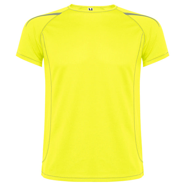 Roly Sepang men's T-shirt in fluor yellow, ready for logo printing or embroidery