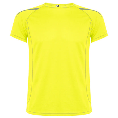 Roly Sepang men's T-shirt in fluor yellow, ready for logo printing or embroidery