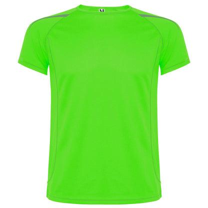 Roly Sepang men's T-shirt in lime, ready for logo printing or embroidery