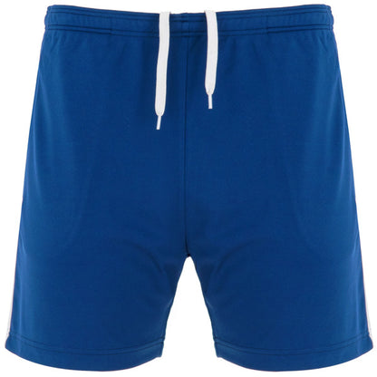 Roly Lazio men's shorts in royal blue, ready for logo printing or embroidery
