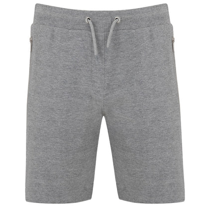 Roly Betis men's shorts in heather grey, ready for logo printing or embroidery