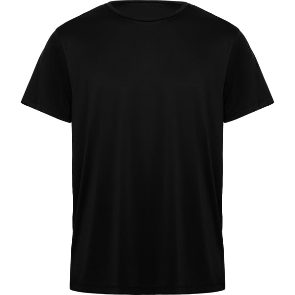 Roly Daytona unisex T-shirt in black, ready for logo printing or embroidery