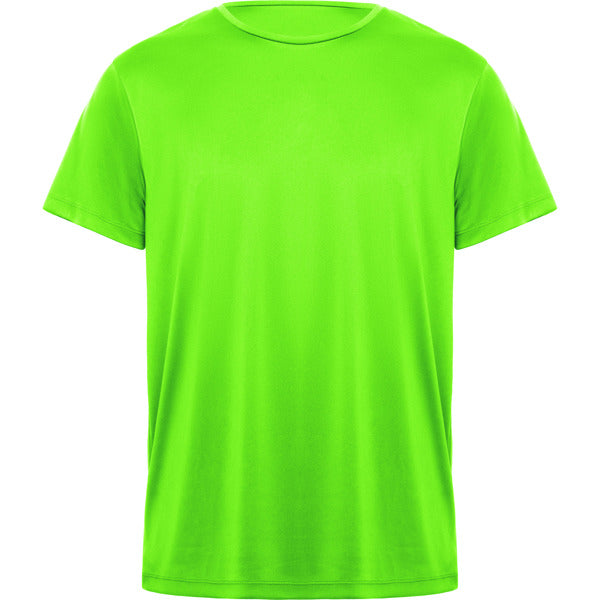 Roly Daytona unisex T-shirt in fluor green, ready for logo printing or embroidery