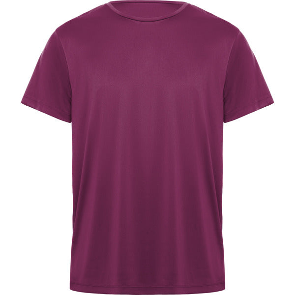 Roly Daytona unisex T-shirt in cranberry, ready for logo printing or embroidery