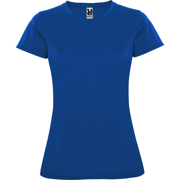 Roly Montecarlo Woman women's T-shirt in royal blue, ready for logo printing or embroidery