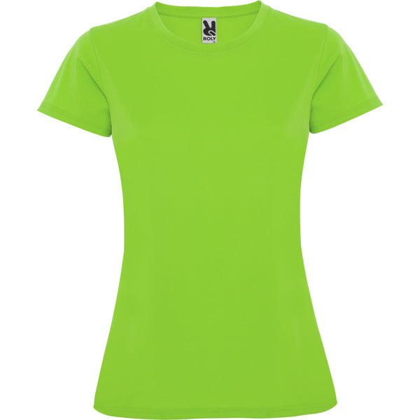 Roly Montecarlo Woman women's T-shirt in lime, ready for logo printing or embroidery