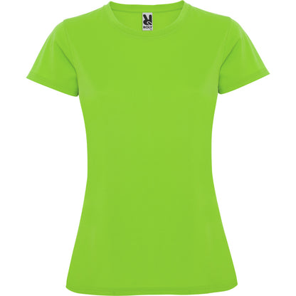 Roly Montecarlo Woman women's T-shirt in lime, ready for logo printing or embroidery