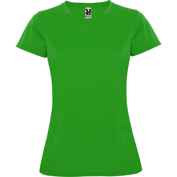 Roly Montecarlo Woman women's T-shirt in fern green, ready for logo printing or embroidery