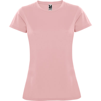 Roly Montecarlo Woman women's T-shirt in light pink, ready for logo printing or embroidery