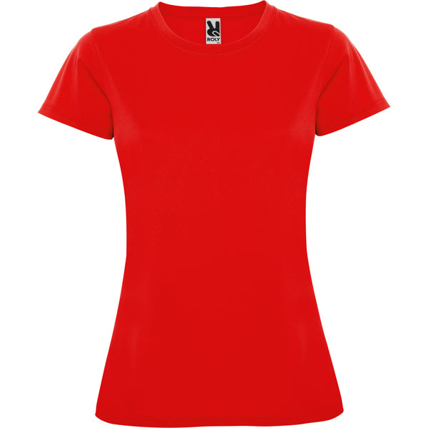 Roly Montecarlo Woman women's T-shirt in red, ready for logo printing or embroidery