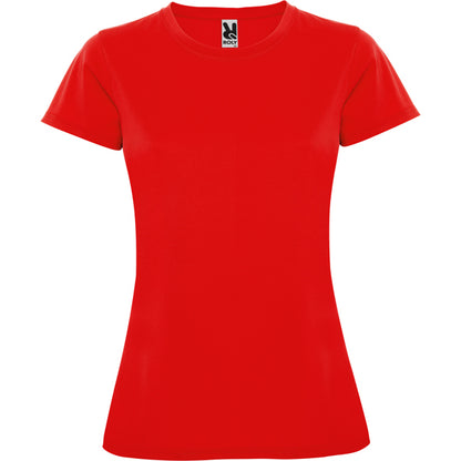 Roly Montecarlo Woman women's T-shirt in red, ready for logo printing or embroidery