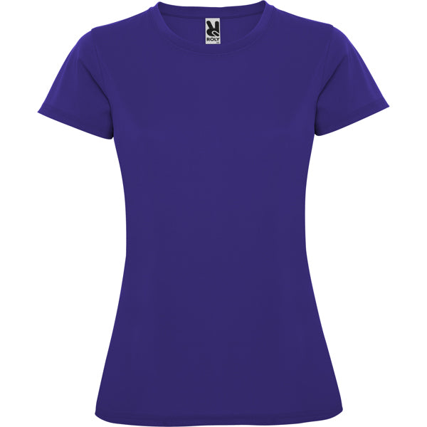 Roly Montecarlo Woman women's T-shirt in mauve, ready for logo printing or embroidery